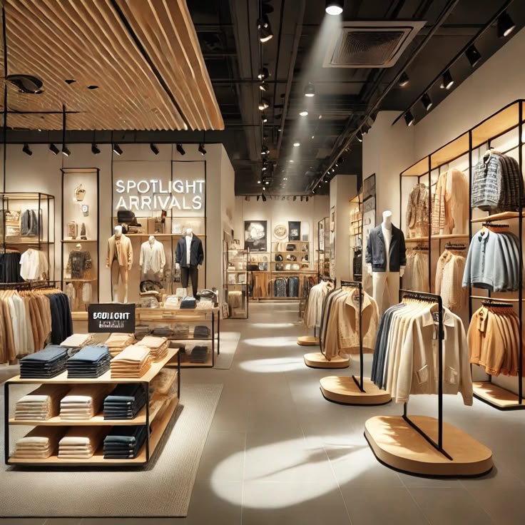 Aménagement commercial de boutique moderne par GMAB